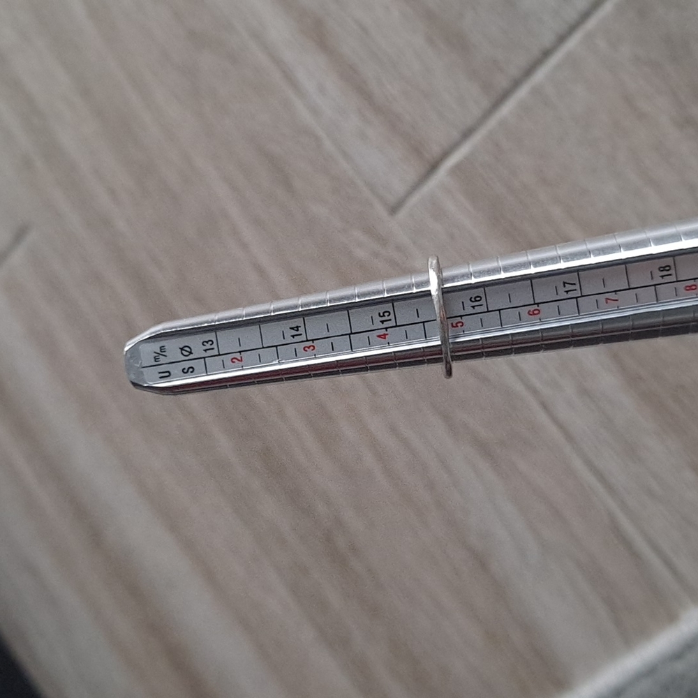 Sterling Silver Flat Edge Ring - image 8